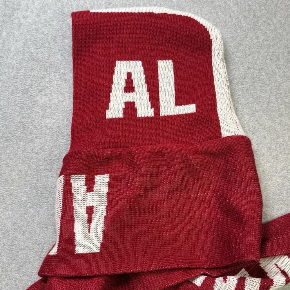 Alabama Crimson Tide Hooded‎ Scarf Combo Built-In Mittens Roll Tide
